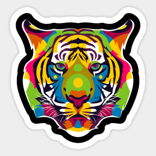 The King Tiger Sticker